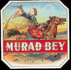 Murad Bey cigar label
