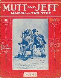 Mutt Jeff cigar box label