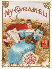 My Caramel cigar box label