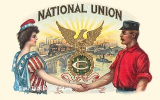 National Union cigar box label