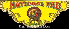 National Fad seal- cigar box label