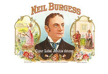 Neil Burgess cigar box label