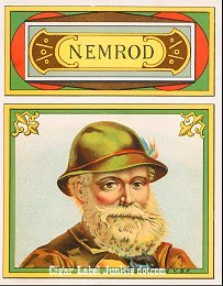 Nemrod outer cigar label
