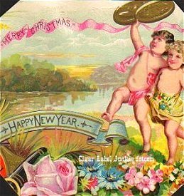 Merry Christmas- cigar box label