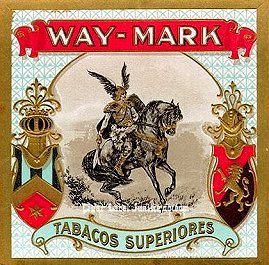 Way Mark- cigar box label