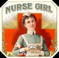 Nurse Girl cigar label