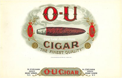 OU Cigar-inner cigar label