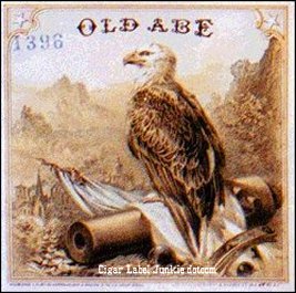 Old Abe- cigar box label