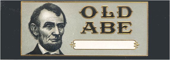 Old Abe outer cigar label