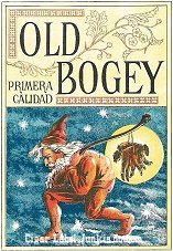 Old Bogey cigar box label