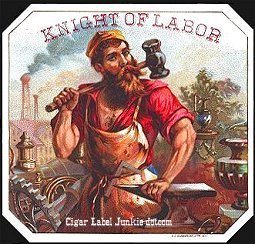 Knight of Labor cigar box label