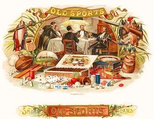Old Sports-cigar box label