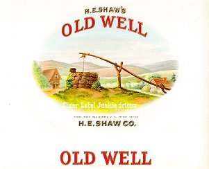 Old Well inner cigar label