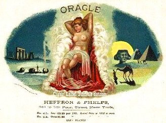 Oracle- cigar box label