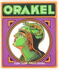 Orakel outer cigar label