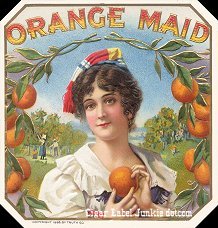 Orange Maid cigar box label