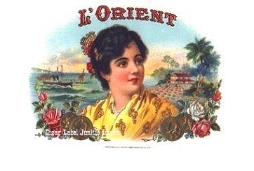L'Orient- cigar box label