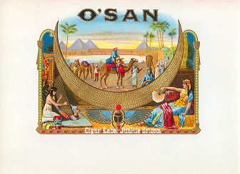 O'san inner cigar label