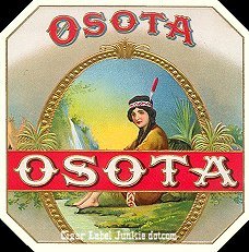 Osota cigar box label