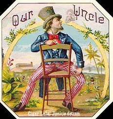 Our Uncle outer cigar box label