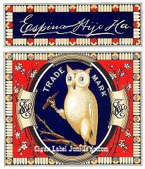 Espina- cigar box label