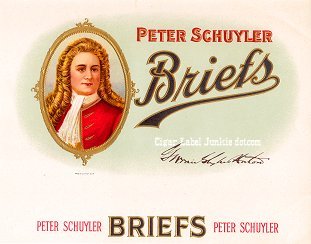 PS Briefs inner cigar label