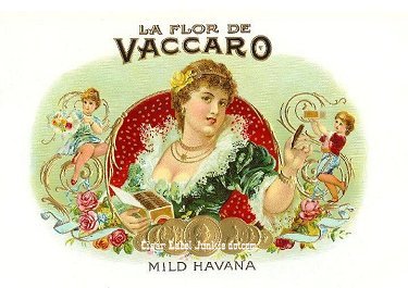 FD Vaccaro- cigar box label