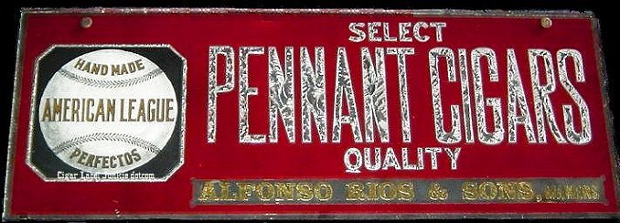 Pennent-cigar box label