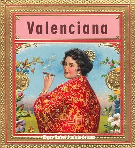 Valenciana- cigar box label