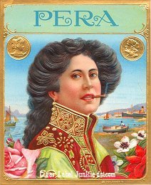 Pera outer cigar label