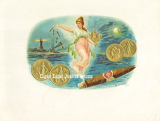 Perla Real inner cigar label