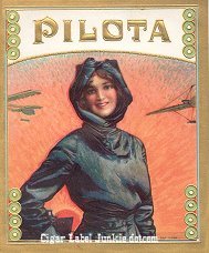 Pilota cigar box label