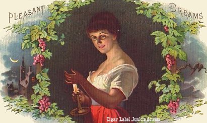 Pleasant Dreams- cigar box label