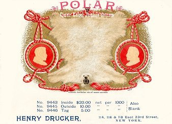 Polar- cigar box label