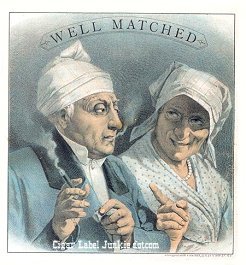 Well Matched- cigar box label