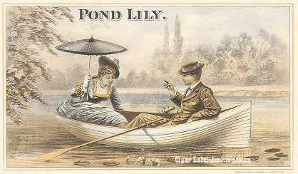 Pond Lily-cigar box label