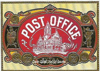Post Office cigar box label