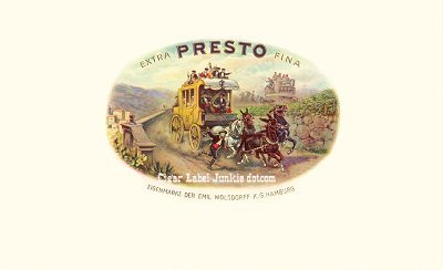 Presto inner cigar label