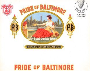 Pride of Baltimore inner cigar label