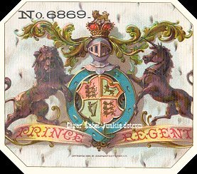 Prince Regent- cigar box label