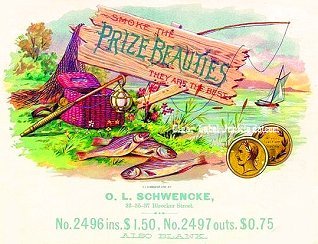 Prize Beauties-cigar box label