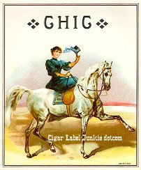 Chic- cigar box label