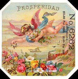 Prosperidad- cigar box label