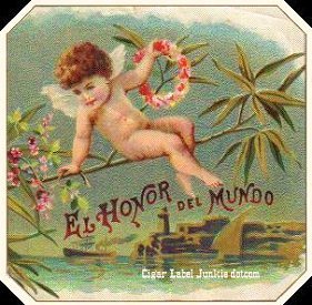 El Honor- cigar box label