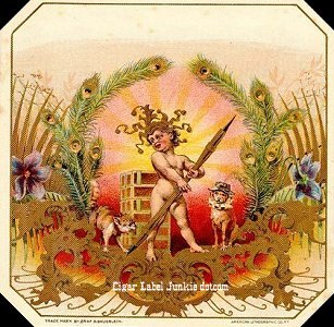 UT Puck- cigar box label