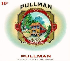Pullman cigar box label
