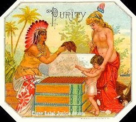 Purity cigar label