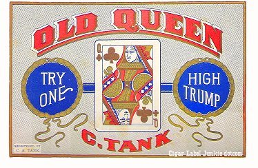 Old Queen- cigar box label