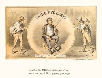 Shine- cigar box label
