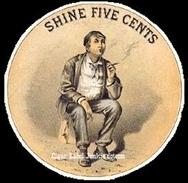 Shine- cigar box label